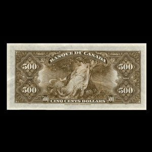 Canada, Bank of Canada, 500 dollars : 1935