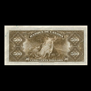 Canada, Bank of Canada, 500 dollars : 1935