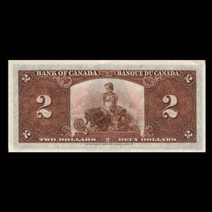 Canada, Bank of Canada, 2 dollars : January 2, 1937