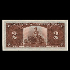 Canada, Bank of Canada, 2 dollars : January 2, 1937