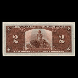 Canada, Bank of Canada, 2 dollars : January 2, 1937