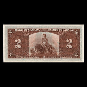 Canada, Bank of Canada, 2 dollars : January 2, 1937