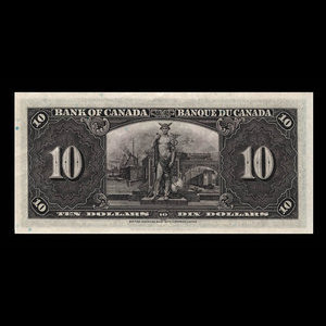 Canada, Bank of Canada, 10 dollars : January 2, 1937