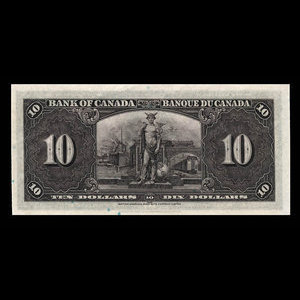 Canada, Bank of Canada, 10 dollars : January 2, 1937