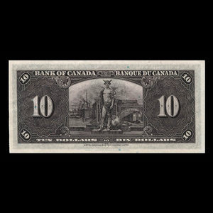 Canada, Bank of Canada, 10 dollars : January 2, 1937