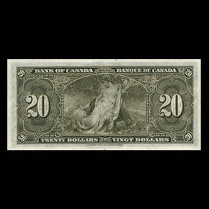 Canada, Bank of Canada, 20 dollars : January 2, 1937