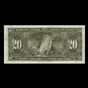 Canada, Bank of Canada, 20 dollars : January 2, 1937