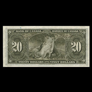 Canada, Bank of Canada, 20 dollars : January 2, 1937