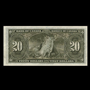 Canada, Bank of Canada, 20 dollars : January 2, 1937