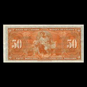 Canada, Bank of Canada, 50 dollars : January 2, 1937