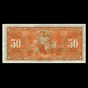 Canada, Bank of Canada, 50 dollars : January 2, 1937