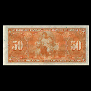 Canada, Bank of Canada, 50 dollars : January 2, 1937