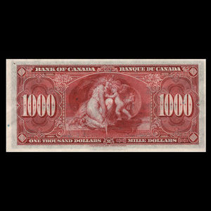 Canada, Bank of Canada, 1,000 dollars : January 2, 1937