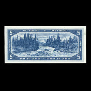 Canada, Bank of Canada, 5 dollars : 1954