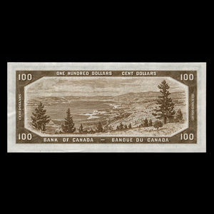 Canada, Bank of Canada, 100 dollars : 1954