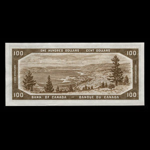 Canada, Bank of Canada, 100 dollars : 1954