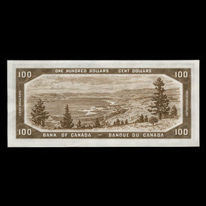 Canada, Bank of Canada, 100 dollars : 1954