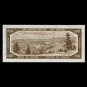 Canada, Bank of Canada, 100 dollars : 1954