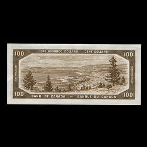 Canada, Bank of Canada, 100 dollars : 1954