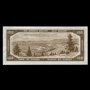 Canada, Bank of Canada, 100 dollars : 1954