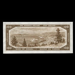 Canada, Bank of Canada, 100 dollars : 1954