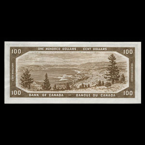 Canada, Bank of Canada, 100 dollars : 1954