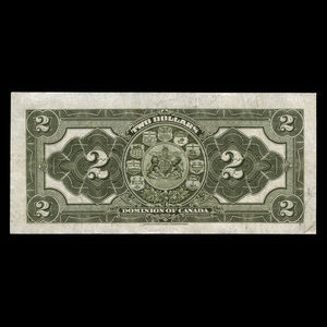 Canada, Dominion of Canada, 2 dollars : January 2, 1914