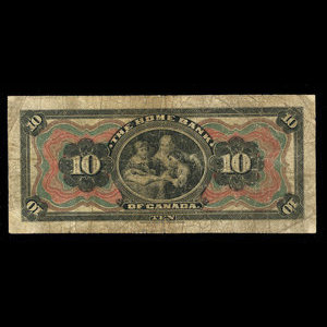 Canada, Home Bank of Canada, 10 dollars : March 1, 1904