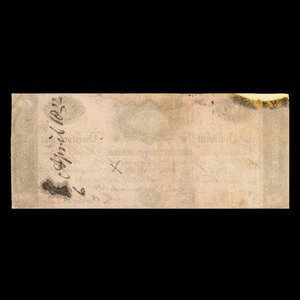 Canada, Montreal Bank, 5 dollars : January 4, 1819