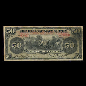 Canada, Bank of Nova Scotia, 50 dollars : May 1, 1906