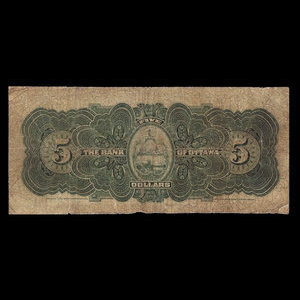 Canada, Bank of Ottawa (The), 5 dollars : June 1, 1906