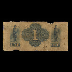 Canada, Banque du Peuple (People's Bank), 1 dollar : March 1, 1850