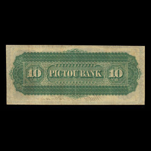 Canada, Pictou Bank, 10 dollars : January 2, 1882