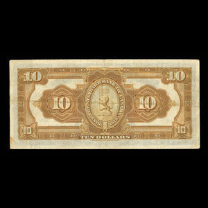 Canada, Standard Bank of Canada, 10 dollars : January 2, 1919