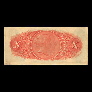 Canada, Bank of Toronto (The), 10 dollars : February 1, 1912