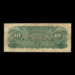 Canada, Traders Bank of Canada, 10 dollars : July 2, 1897