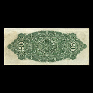 Canada, Union Bank of Canada (The), 20 dollars : July 1, 1912