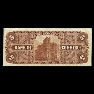 Canada, Canadian Bank of Commerce, 5 dollars : January 2, 1892