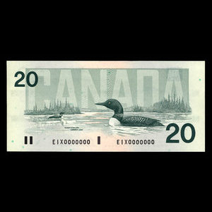 Canada, Bank of Canada, 20 dollars : 1991