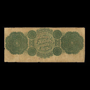 Canada, Union Bank of Lower Canada, 2 dollars : March 1, 1866