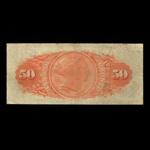 Canada, Bank of Toronto (The), 50 dollars : February 2, 1920