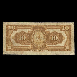 Canada, Standard Bank of Canada, 10 dollars : January 2, 1914