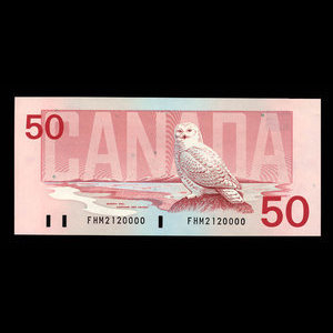 Canada, Bank of Canada, 50 dollars : 1988