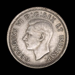 Canada, George VI, 10 cents : 1937