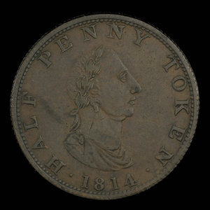 Canada, Carritt & Alport, 1/2 penny : 1814