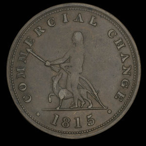 Canada, Starr & Shannon, 1/2 penny : 1815