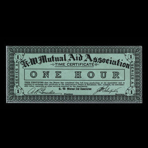 Canada, K.-W. Mutual Aid Association, 1 hour : 1935