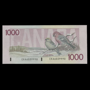 Canada, Bank of Canada, 1,000 dollars : 1988