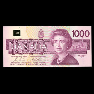 Canada, Bank of Canada, 1,000 dollars : 1988