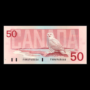 Canada, Bank of Canada, 50 dollars : 1988